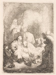The Circumcision: Small Plate by Rembrandt van Rijn