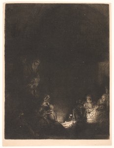 The Entombment by Rembrandt van Rijn