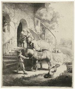 The Good Samaritan by Rembrandt van Rijn