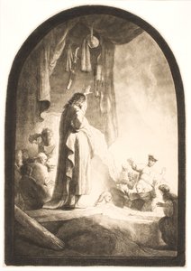The Raising of Lazarus: The Larger Plate by Rembrandt van Rijn