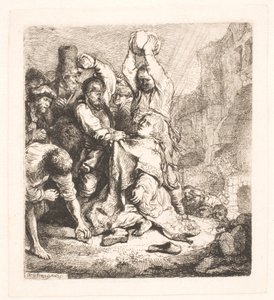 The Stoning of St. Stephen by Rembrandt van Rijn