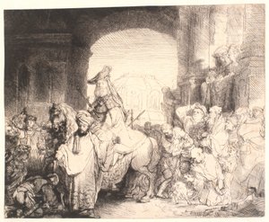 The Triumph of Mordecai by Rembrandt van Rijn