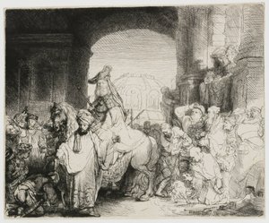 The Triumph of Mordecai by Rembrandt van Rijn
