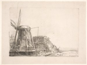 The Windmill by Rembrandt van Rijn