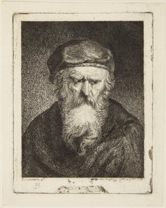 Melancholic Old Man by Rembrandt van Rijn