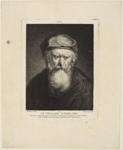 Melancholic Old Man by Rembrandt van Rijn