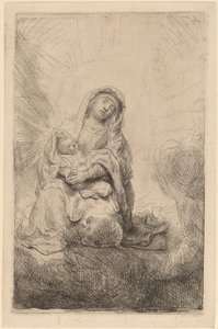 Virgin and Child in the Clouds