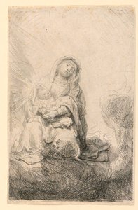 Virgin and Child in the Clouds