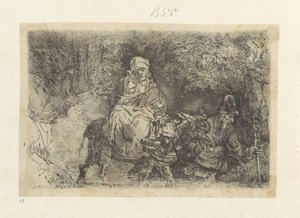 Flight into Egypt: Crossing a Stream
