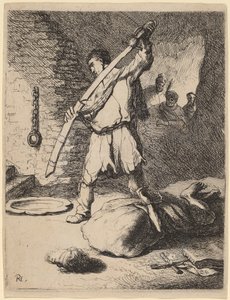 Beheading of John the Baptist by Rembrandt van Rijn and Studio of Rembrandt