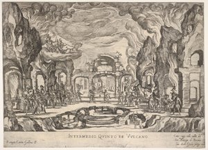 Fifth Interlude: Vulcan, from the series Seven Interludes, 1608 by Remigio Cantagallina