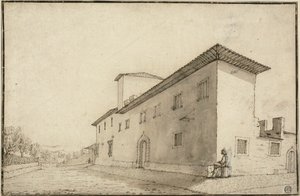The Villa Bellagio, Castello, Near Florence by Remigio Cantagallina