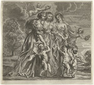 The Three Graces by Remoldus Eynhoudts