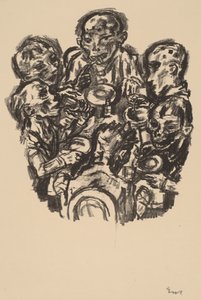 Six Diners at Table by René Beeh