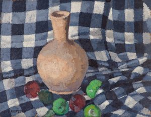 Still Life with Jug and Apples by René Fontayne