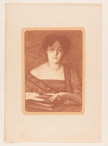 Woman Leafing Through a Book