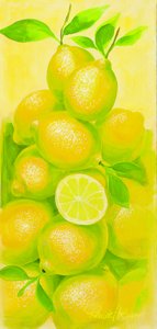 Fresh Zesty Lemons by Renate Holzner
