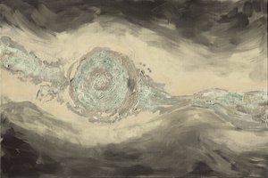 Ocean Eye Abstract by Renate Holzner