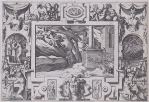 Medea Flees from Jason, 1563 by Rene Boyvin
