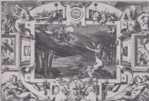 Medea and Her Chariot Drawn by Dragons, 1563 by Rene Boyvin