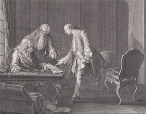 The Prodigal Son Demanding his Inheritance by Rene Gaillard