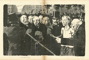 Illustration by Hermann-Paul (1864-1940) in Le Canard Sauvage