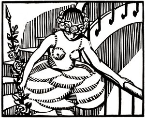 Illustration for “Mitsou” by Colette by Rene George Hermann Paul