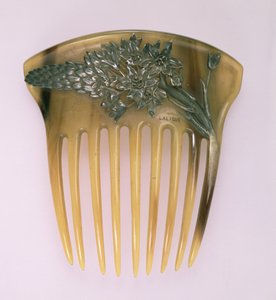 Horn Comb, by Rene Jules Lalique, Paris, 1900-02