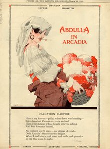 Abdulla Cigarettes by Rene Vincent
