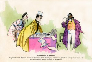 The commitment of Chocolat by the director of the Nouveau Cirque de Paris - clowns duo of George Footitt