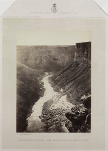 Grand Canyon, Colorado River, Mouth of Kanab Wash, Looking West by Reverend George Wilson Bridges