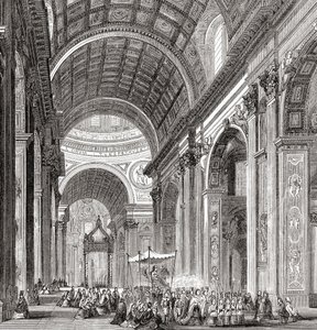 A Procession Inside Saint Peter