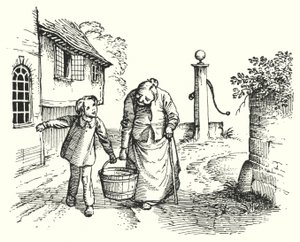 Hans Christian Andersen: Little Tuk by Rex (after) Whistler