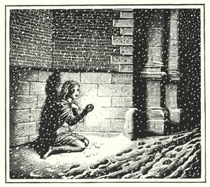 Hans Christian Andersen: The Little Match Girl by Rex (after) Whistler