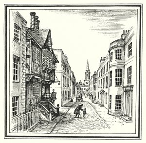 Hans Christian Andersen: The Old House by Rex (after) Whistler