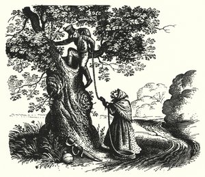 Hans Christian Andersen: The Tinder-Box by Rex (after) Whistler