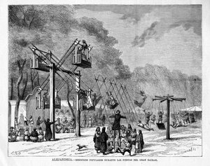 Popular Rejoicing During the Greater Bairam Festival in Alexandria, Egypt, 1876