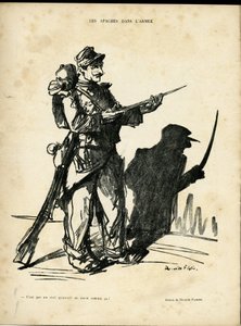 Illustration by Ricardo Flores in Le Lire, 22/01/10 - Apaches in the Army - Apaches Pimps - Shadow/Light by Ricardo Flores