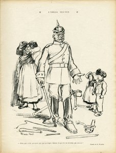 Illustration of Ricardo Flores (1878-1918) in Le Rire by Ricardo Flores