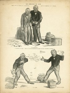 Illustration of Ricardo Flores in Le Rire, 28/12/12 - Romance of the Day - Case of Panama, Case of Records, Repression - Million of the Chartreux - Combes Emile, Clemenceau George by Ricardo Flores