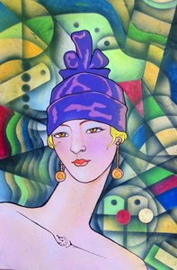 Elegant Deco Woman