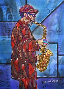 Geometric Jazz Man