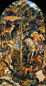 The Vision of St Eustache by Ricciardo Meacci