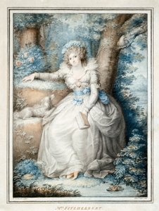 Mrs Fitzherbert by Richard (after) Cosway