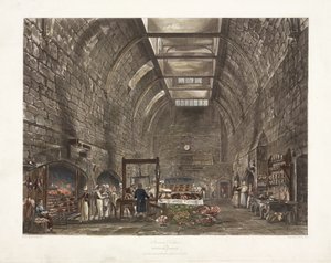 Ancient Kitchen Windsor Castle, Early 19th Century by John Pardon