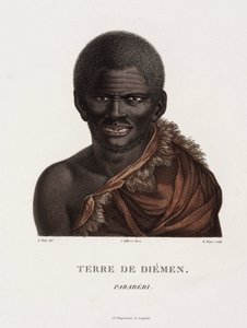 Tasmanian aboriginal, Australia by John Pardon