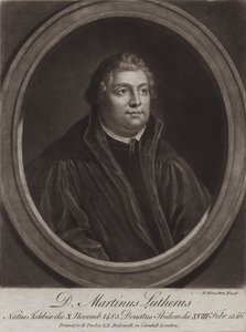 Martin Luther, German Priest, Theologian and Protestant Reformer by Richard (after) Houston