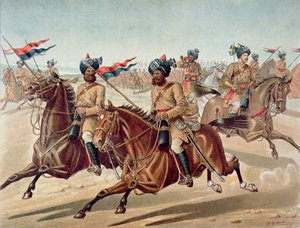 Scouts of the 10th Bengal Lancers, the Anglo-Indian Army of the 1880s