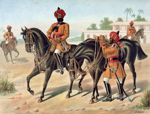The 1st Bengal Cavalry, Review Order, Anglo-Indian Army of the 1880s