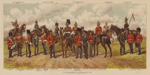 The Irish Regiments of the British Army by Richard (after) Simkin
